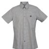 Grey Check Classic Collar Short Sleeves Shirt