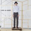 Light Blue Stripes Browne Collar Long Sleeves Shirt