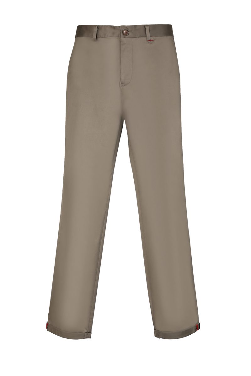 Khaki Chino Pants with Lining
